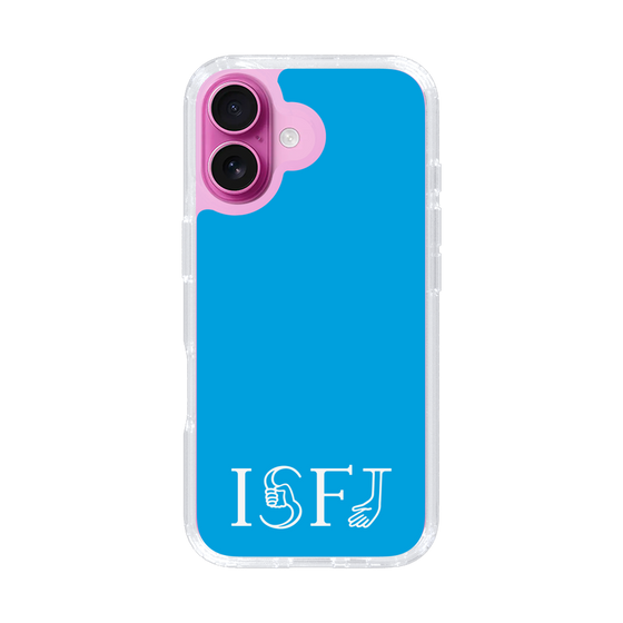 スリムプロテクションケース［ オリジナル - ISFJ 擁護者 - アルファベット - ブルー ］