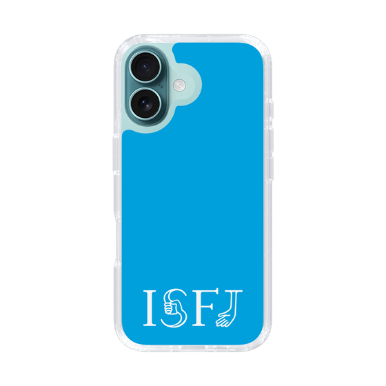 スリムプロテクションケース［ オリジナル - ISFJ 擁護者 - アルファベット - ブルー ］