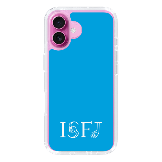 スリムプロテクションケース［ オリジナル - ISFJ 擁護者 - アルファベット - ブルー ］