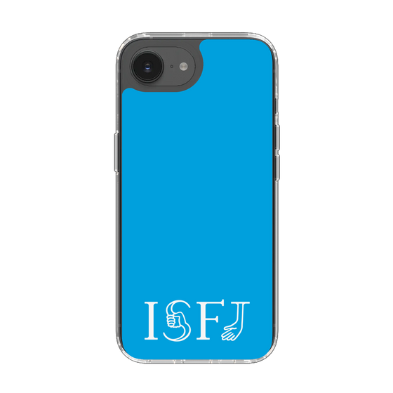 スリムプロテクションケース［ オリジナル - ISFJ 擁護者 - アルファベット - ブルー ］