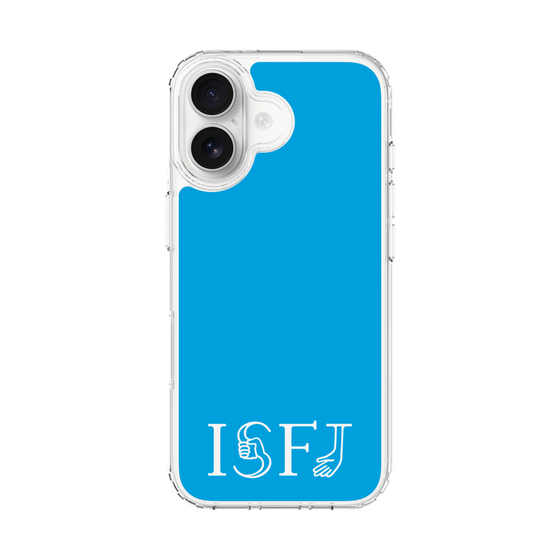 スリムプロテクションケース［ オリジナル - ISFJ 擁護者 - アルファベット - ブルー ］