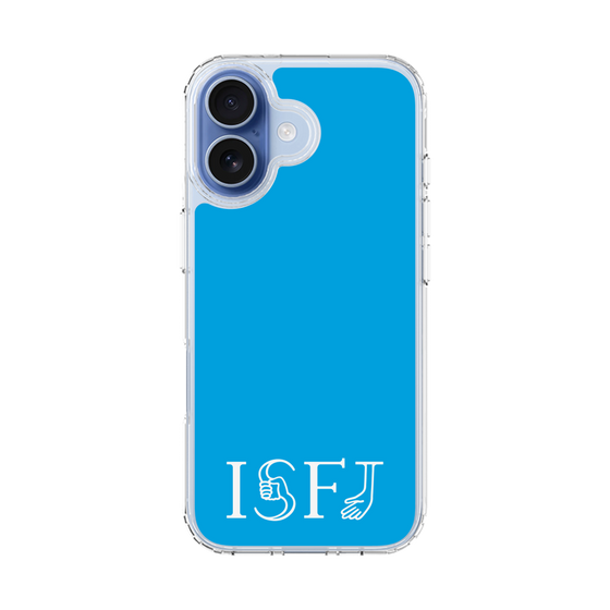 スリムプロテクションケース［ オリジナル - ISFJ 擁護者 - アルファベット - ブルー ］