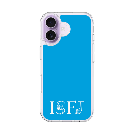 スリムプロテクションケース［ オリジナル - ISFJ 擁護者 - アルファベット - ブルー ］