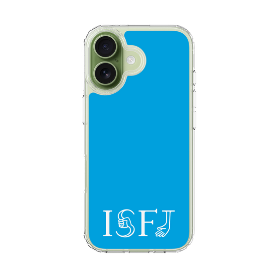 スリムプロテクションケース［ オリジナル - ISFJ 擁護者 - アルファベット - ブルー ］