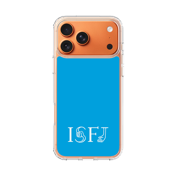 スリムプロテクションケース［ オリジナル - ISFJ 擁護者 - アルファベット - ブルー ］
