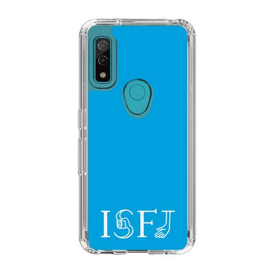 スリムプロテクションケース［ オリジナル - ISFJ 擁護者 - アルファベット - ブルー ］