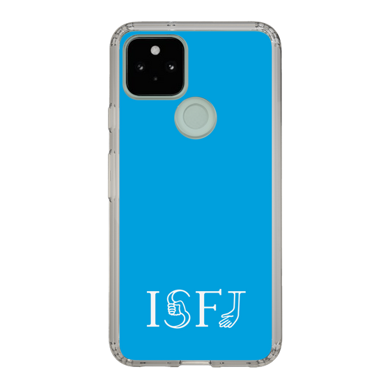 スリムプロテクションケース［ オリジナル - ISFJ 擁護者 - アルファベット - ブルー ］