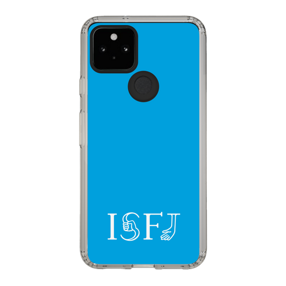 スリムプロテクションケース［ オリジナル - ISFJ 擁護者 - アルファベット - ブルー ］