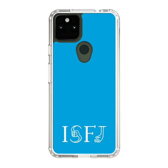 スリムプロテクションケース［ オリジナル - ISFJ 擁護者 - アルファベット - ブルー ］