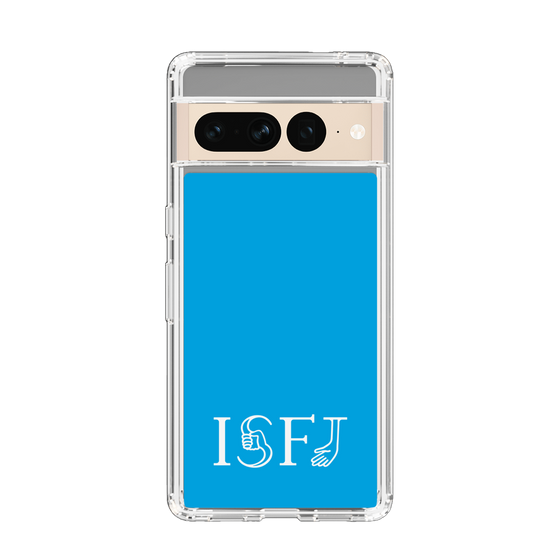 スリムプロテクションケース［ オリジナル - ISFJ 擁護者 - アルファベット - ブルー ］