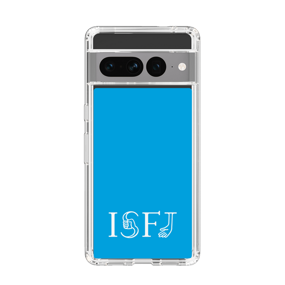 スリムプロテクションケース［ オリジナル - ISFJ 擁護者 - アルファベット - ブルー ］