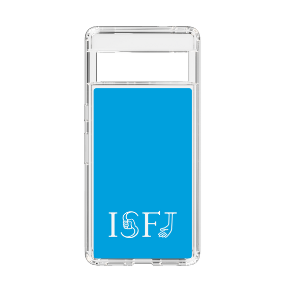 スリムプロテクションケース［ オリジナル - ISFJ 擁護者 - アルファベット - ブルー ］