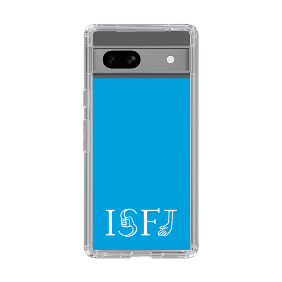 スリムプロテクションケース［ オリジナル - ISFJ 擁護者 - アルファベット - ブルー ］