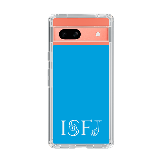 スリムプロテクションケース［ オリジナル - ISFJ 擁護者 - アルファベット - ブルー ］