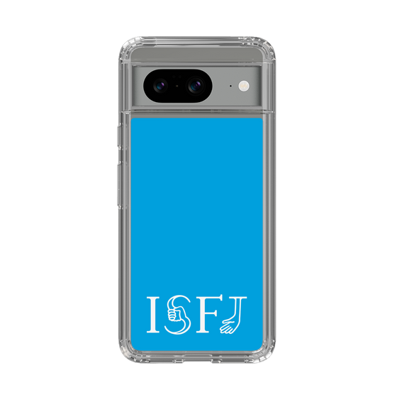 スリムプロテクションケース［ オリジナル - ISFJ 擁護者 - アルファベット - ブルー ］