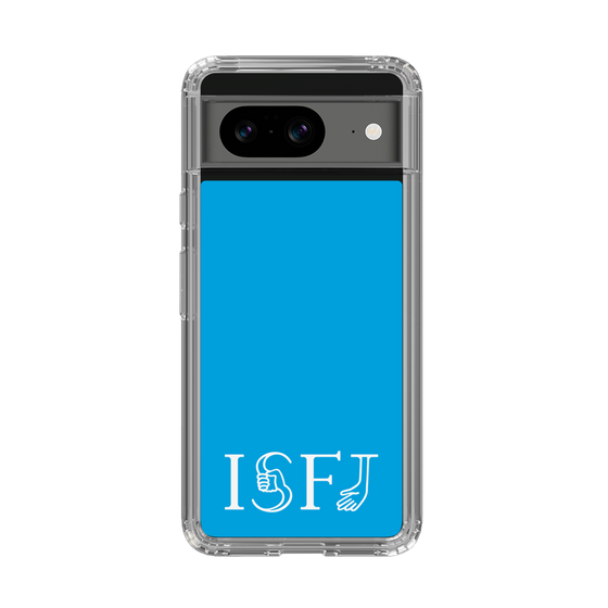 スリムプロテクションケース［ オリジナル - ISFJ 擁護者 - アルファベット - ブルー ］