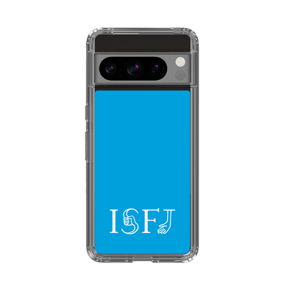 スリムプロテクションケース［ オリジナル - ISFJ 擁護者 - アルファベット - ブルー ］