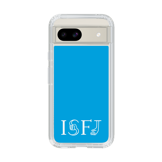 スリムプロテクションケース［ オリジナル - ISFJ 擁護者 - アルファベット - ブルー ］