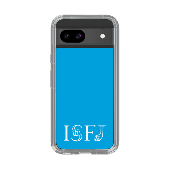 スリムプロテクションケース［ オリジナル - ISFJ 擁護者 - アルファベット - ブルー ］