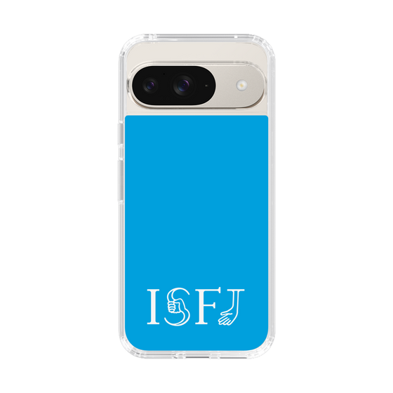 スリムプロテクションケース［ オリジナル - ISFJ 擁護者 - アルファベット - ブルー ］