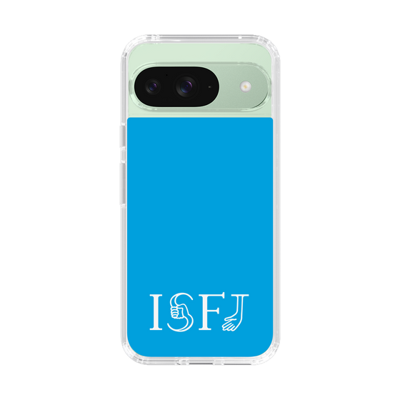 スリムプロテクションケース［ オリジナル - ISFJ 擁護者 - アルファベット - ブルー ］