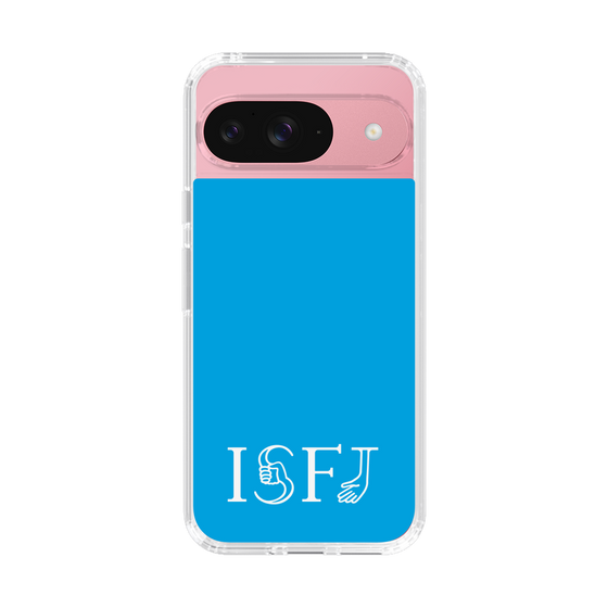 スリムプロテクションケース［ オリジナル - ISFJ 擁護者 - アルファベット - ブルー ］