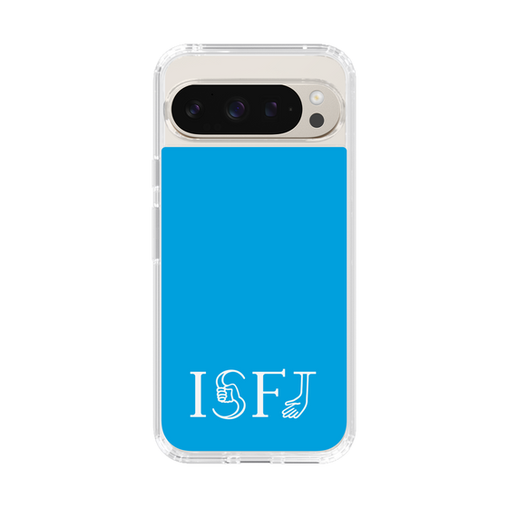 スリムプロテクションケース［ オリジナル - ISFJ 擁護者 - アルファベット - ブルー ］