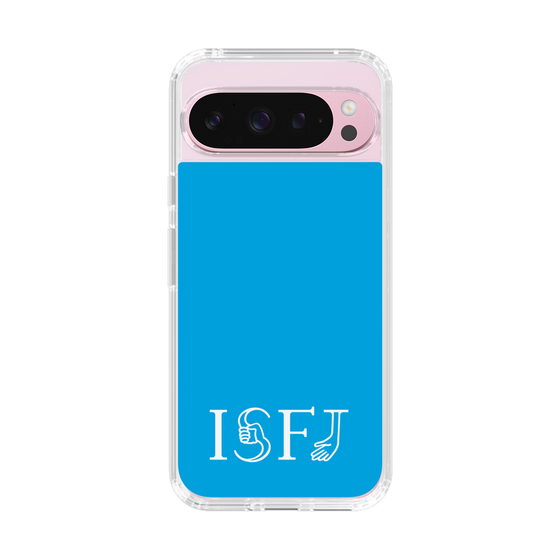 スリムプロテクションケース［ オリジナル - ISFJ 擁護者 - アルファベット - ブルー ］