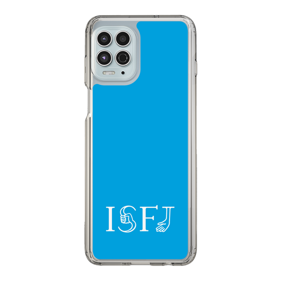 スリムプロテクションケース［ オリジナル - ISFJ 擁護者 - アルファベット - ブルー ］