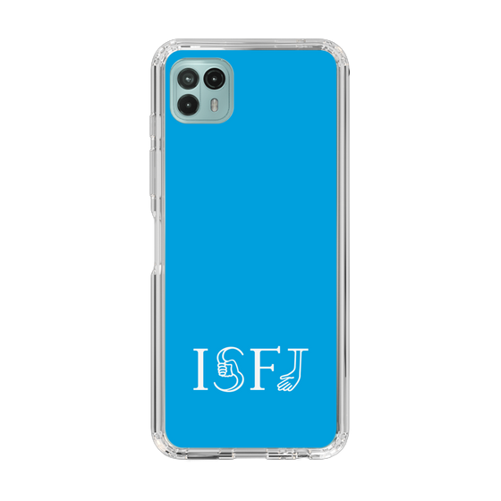 スリムプロテクションケース［ オリジナル - ISFJ 擁護者 - アルファベット - ブルー ］