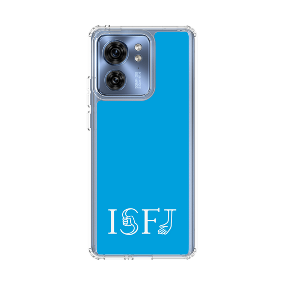 スリムプロテクションケース［ オリジナル - ISFJ 擁護者 - アルファベット - ブルー ］