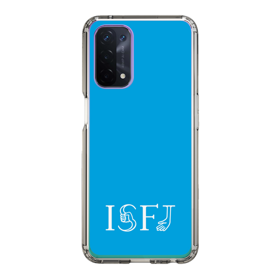 スリムプロテクションケース［ オリジナル - ISFJ 擁護者 - アルファベット - ブルー ］