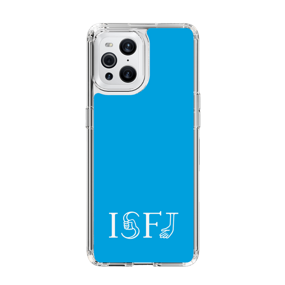 スリムプロテクションケース［ オリジナル - ISFJ 擁護者 - アルファベット - ブルー ］