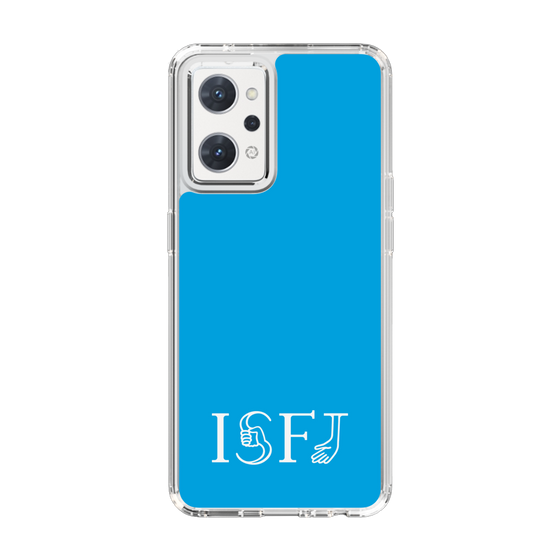 スリムプロテクションケース［ オリジナル - ISFJ 擁護者 - アルファベット - ブルー ］