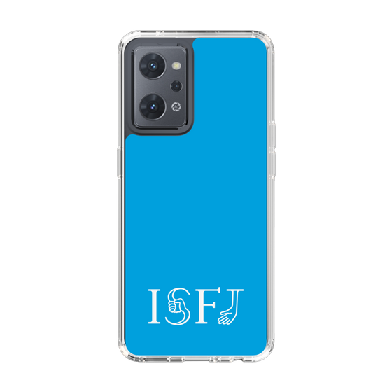 スリムプロテクションケース［ オリジナル - ISFJ 擁護者 - アルファベット - ブルー ］