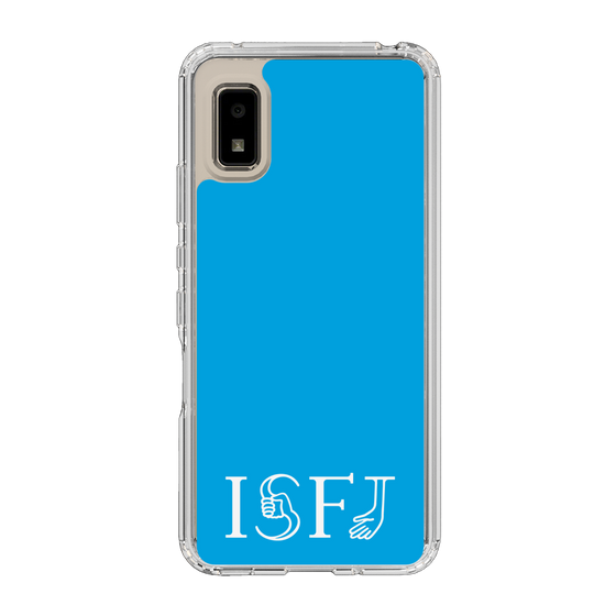 スリムプロテクションケース［ オリジナル - ISFJ 擁護者 - アルファベット - ブルー ］