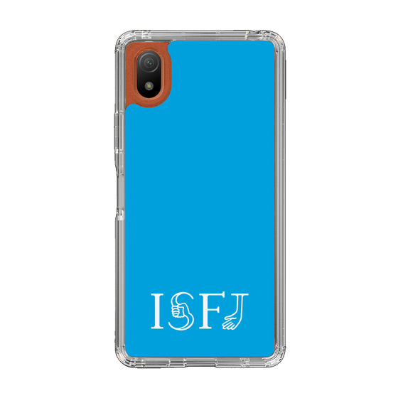 スリムプロテクションケース［ オリジナル - ISFJ 擁護者 - アルファベット - ブルー ］