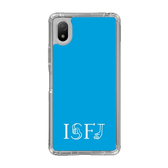 スリムプロテクションケース［ オリジナル - ISFJ 擁護者 - アルファベット - ブルー ］