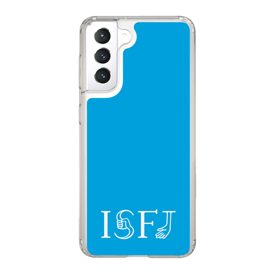 スリムプロテクションケース［ オリジナル - ISFJ 擁護者 - アルファベット - ブルー ］