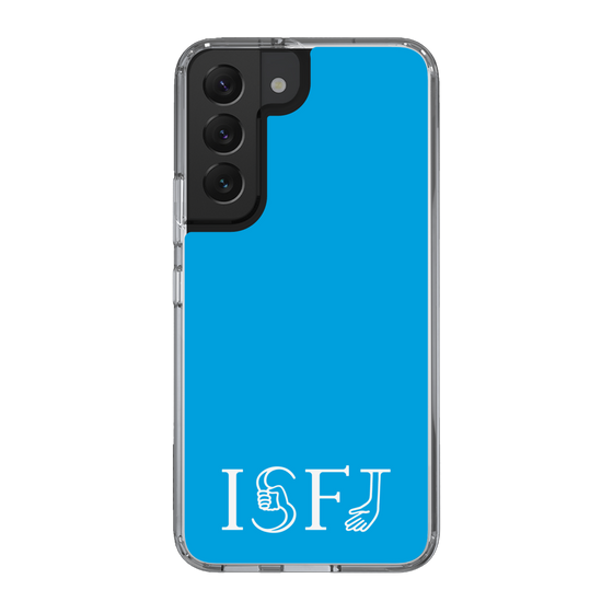 スリムプロテクションケース［ オリジナル - ISFJ 擁護者 - アルファベット - ブルー ］