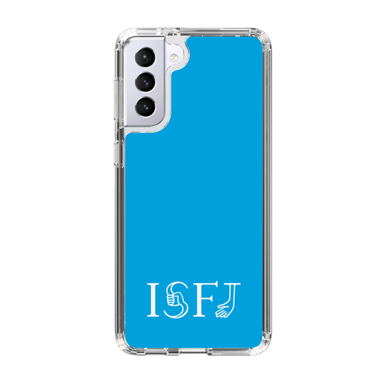 スリムプロテクションケース［ オリジナル - ISFJ 擁護者 - アルファベット - ブルー ］