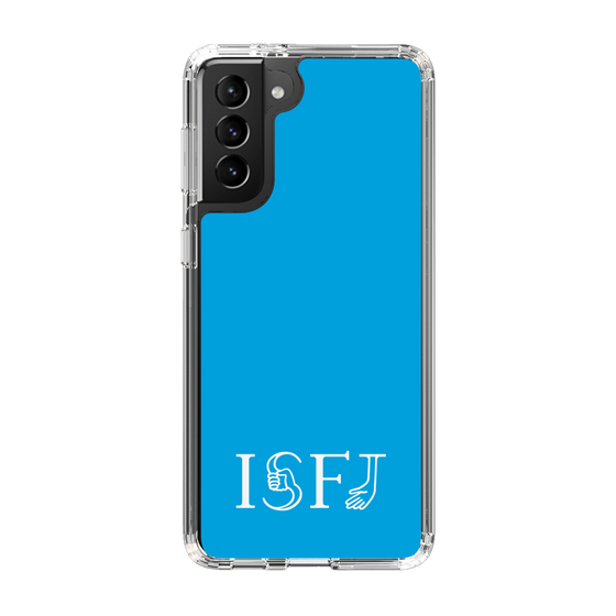 スリムプロテクションケース［ オリジナル - ISFJ 擁護者 - アルファベット - ブルー ］