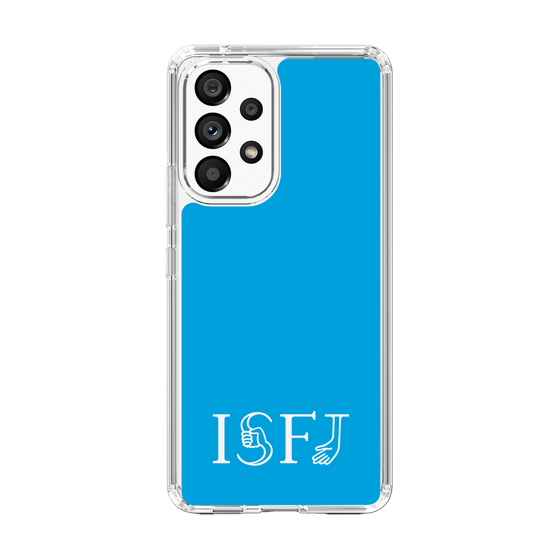 スリムプロテクションケース［ オリジナル - ISFJ 擁護者 - アルファベット - ブルー ］