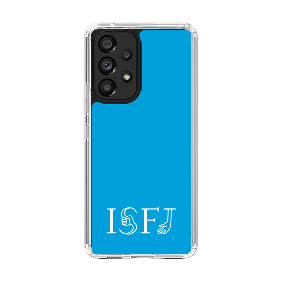 スリムプロテクションケース［ オリジナル - ISFJ 擁護者 - アルファベット - ブルー ］