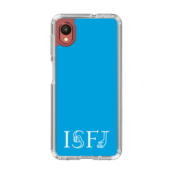 スリムプロテクションケース［ オリジナル - ISFJ 擁護者 - アルファベット - ブルー ］