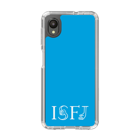 スリムプロテクションケース［ オリジナル - ISFJ 擁護者 - アルファベット - ブルー ］