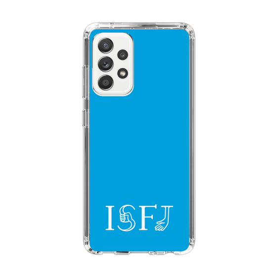 スリムプロテクションケース［ オリジナル - ISFJ 擁護者 - アルファベット - ブルー ］