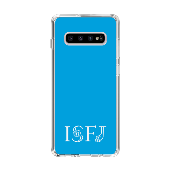 スリムプロテクションケース［ オリジナル - ISFJ 擁護者 - アルファベット - ブルー ］