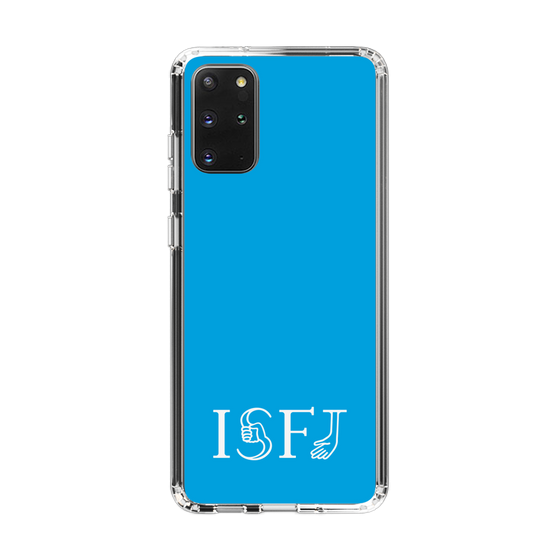 スリムプロテクションケース［ オリジナル - ISFJ 擁護者 - アルファベット - ブルー ］