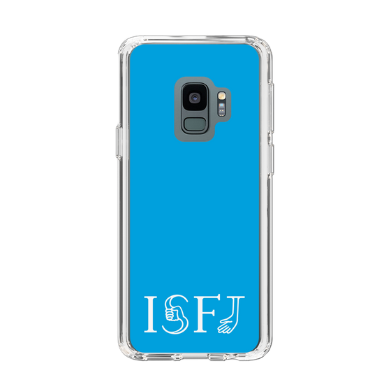 スリムプロテクションケース［ オリジナル - ISFJ 擁護者 - アルファベット - ブルー ］